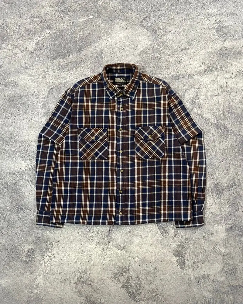 Long Sleeve Boxy Shirt First Down photo 1