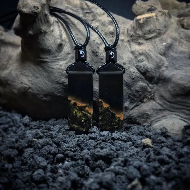 Kalung resin hendgift Nismara series glow in the dark photo 1