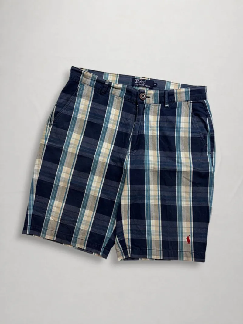 poloralphlauren plaid tartan shorts  photo 1