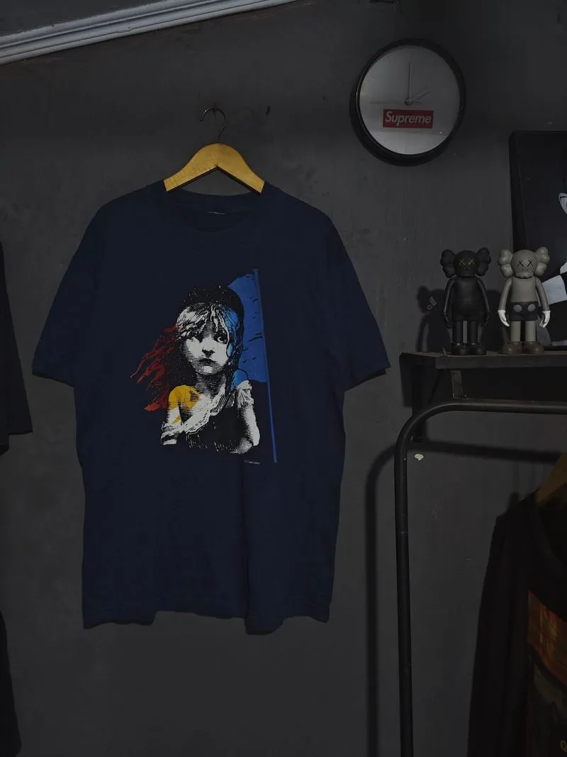 Kaos Film Les Miserables Vintage 80s photo 1