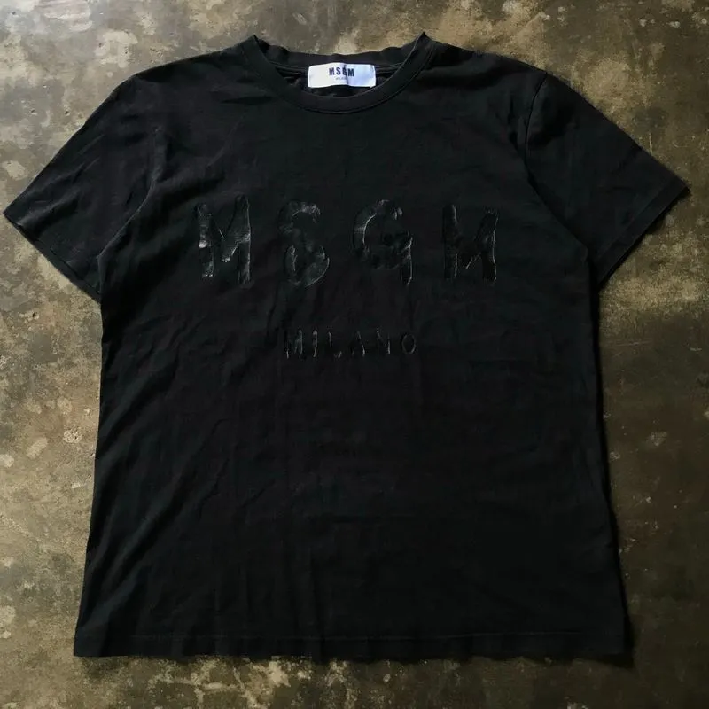MSGM MILANO DESIGNER LOGO TEE photo 1