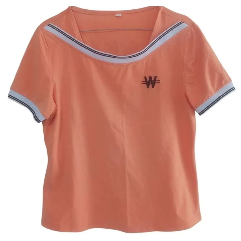 KAOS MERRY FASHION ORANGE/ KAOS JERUK WANITA photo 1