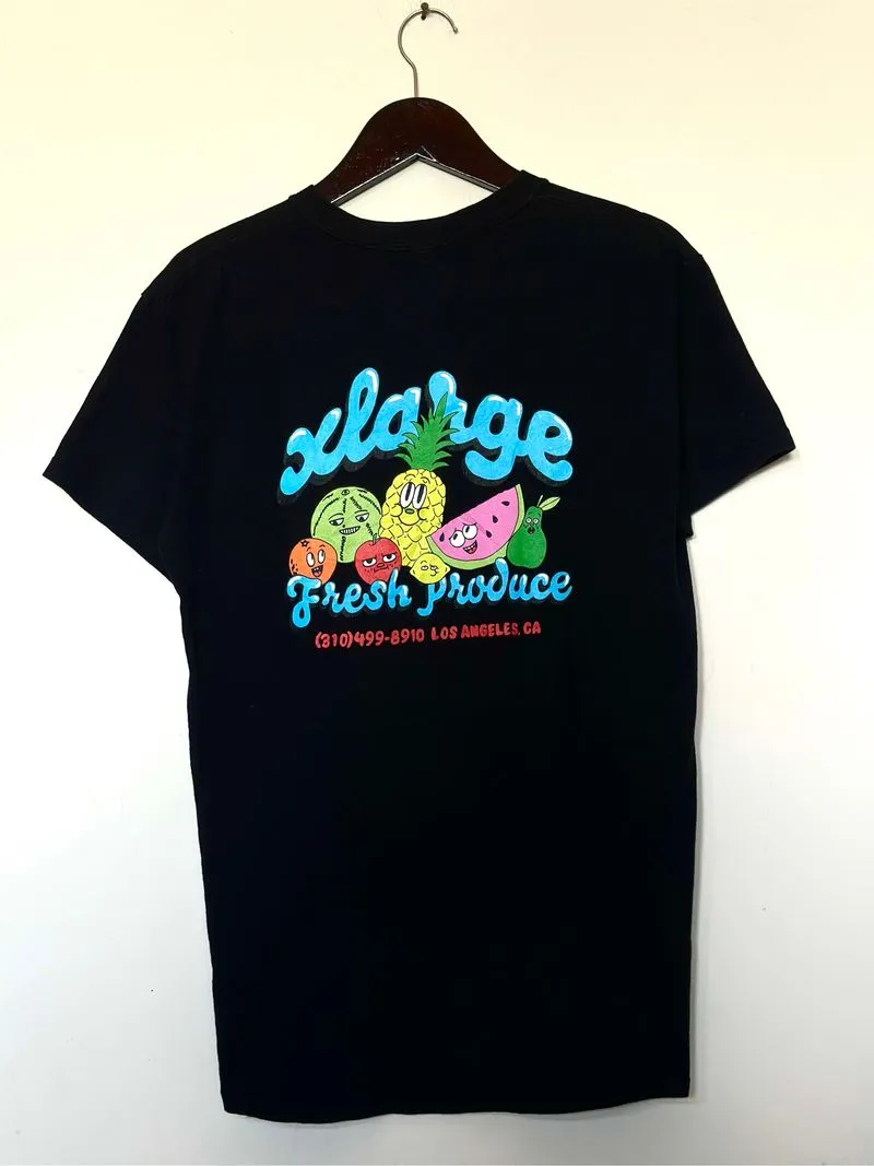 XLARGE Los Angeles Fresh Produce tee Black original photo 1