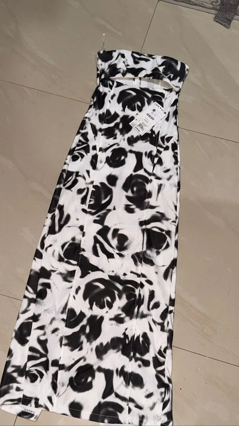 long dress tengah dada bolong photo 1