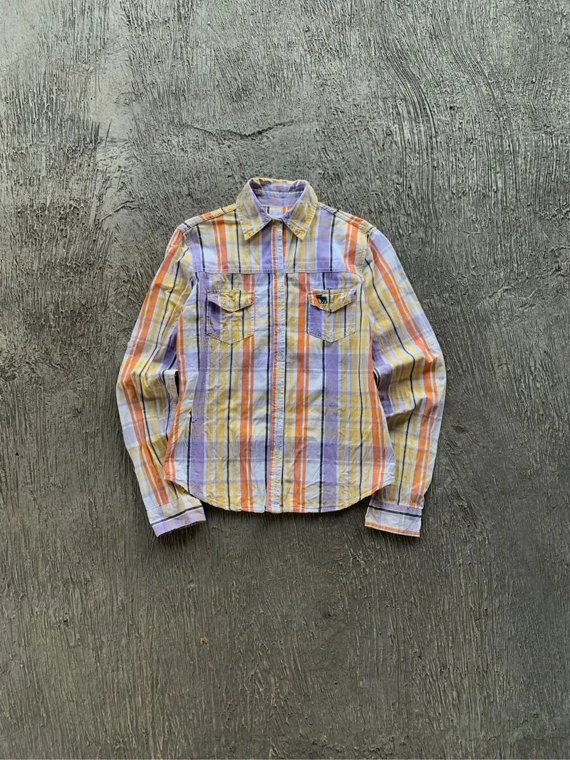 Item(s) : Abercrombie & Fitch Women's Maria Plaid Flannel Sh photo 1