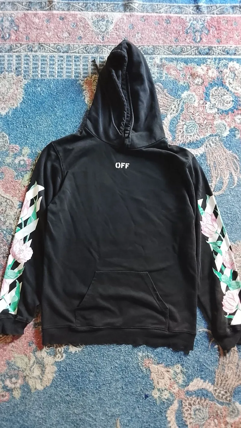 OFF-WHITE TULIP DIAGONAL HOODIE photo 1