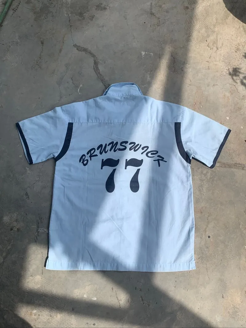 Blue Bowling Shirt photo 1