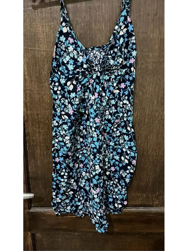 MINI DASTER | MINI DRESS BUNGA BIRU photo 1