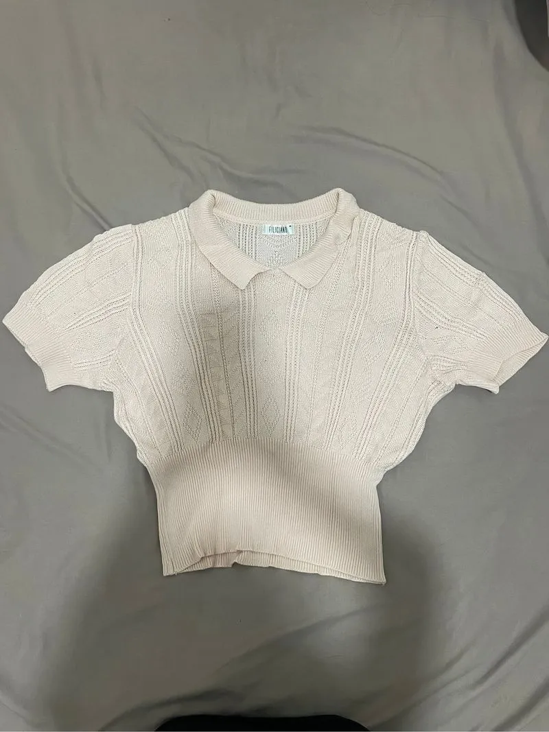 Blouse rajut aesthetic 🌸 photo 1