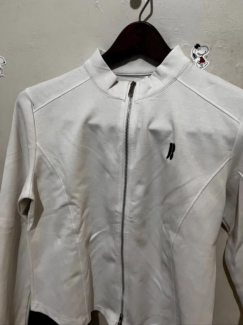 double zipper putih photo 1