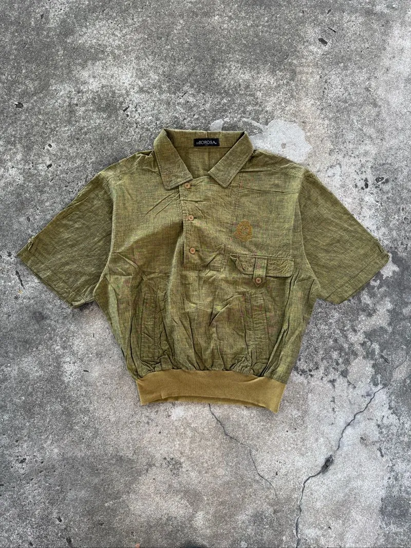 Vintage Designer St.Torosa Half Button Up Poloshirt photo 1