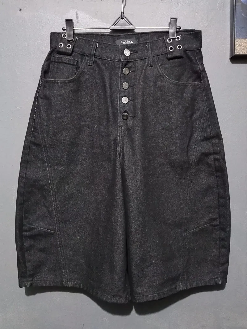 Catha line up eyelet baggy jorts photo 1