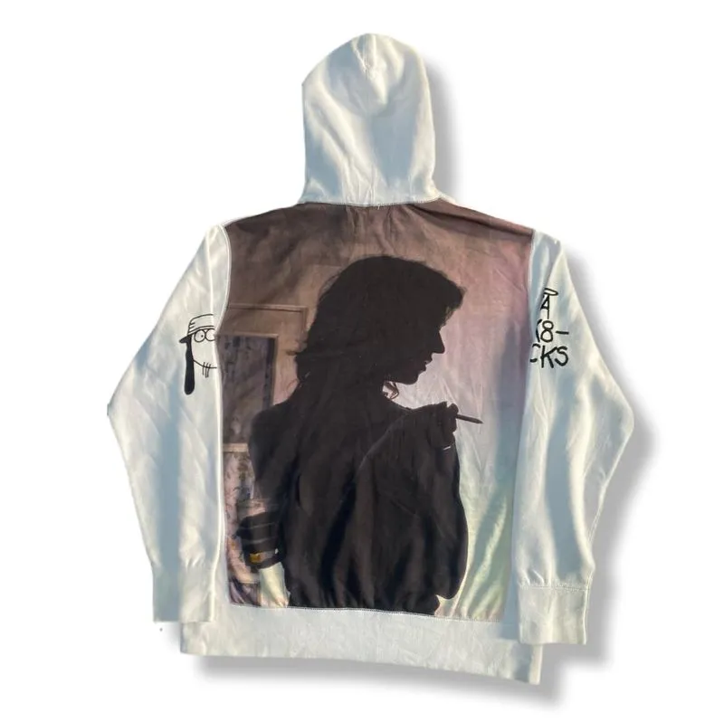 FUCKING AWESOME  SK8 FUCKS WHITE HOODIE SWEATER | OUTERWEAR  photo 1