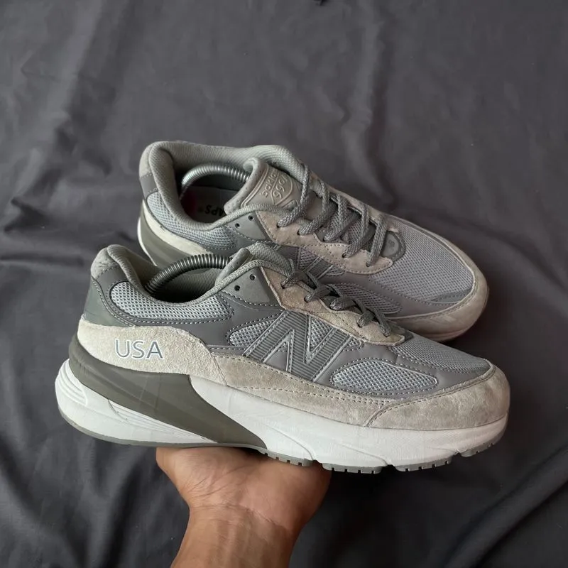 New Balance Sportswear Casual Sneakers Pria white gray photo 1