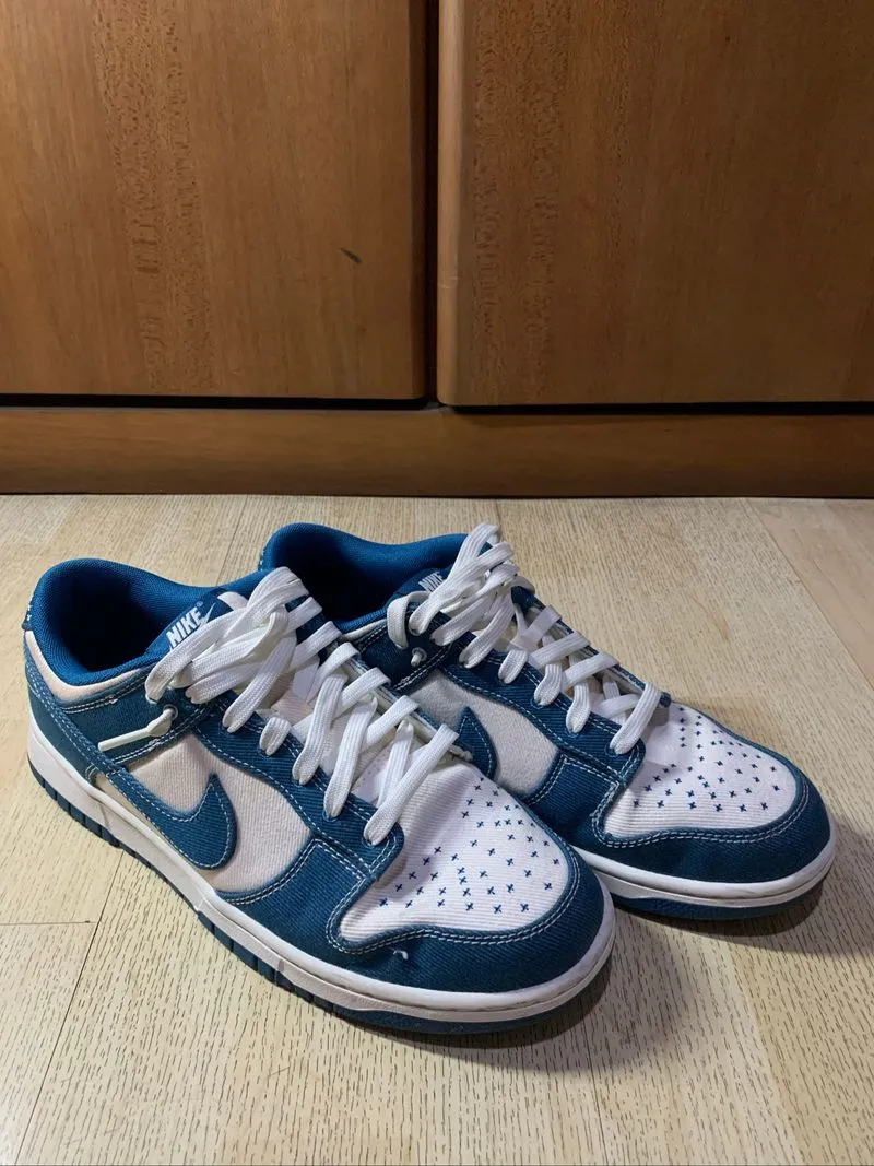 Nike Dunk Low Retro SE Summit White/Industrial Blue photo 1