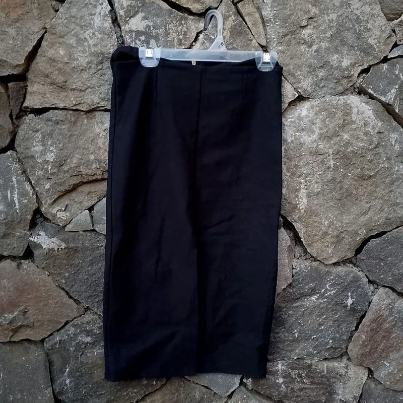 Skirts Span 7/4 Bodycon Black photo 1
