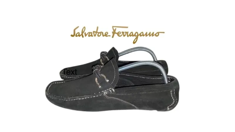 Salvatore Ferragamo Luxury Casual Loafer Pria black Preloved