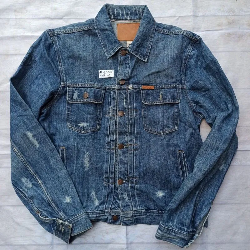 EZRA FITCH selvedge denim jacket size L
 photo 1