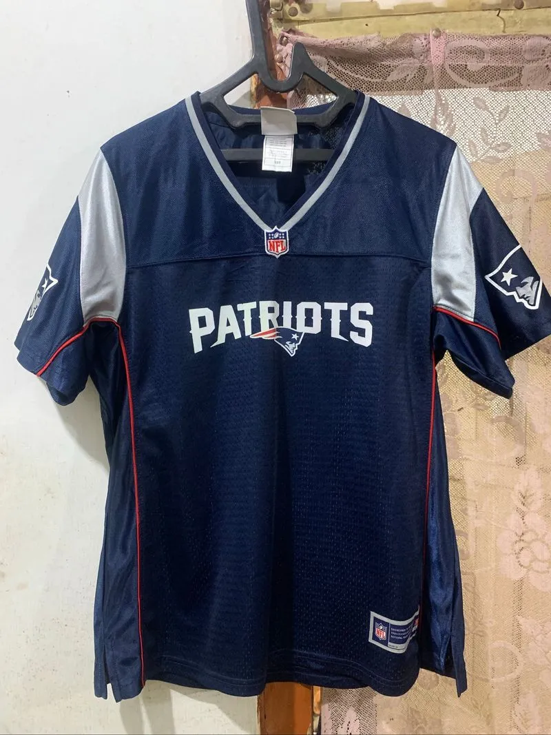 Jersey NFL Patriot navy tag size M photo 1