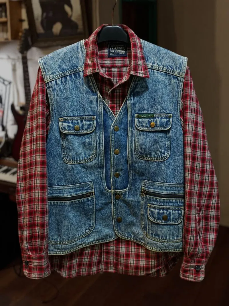 Vest Denim Vest Jeans Rompi Denim Rompi Jeans photo 1