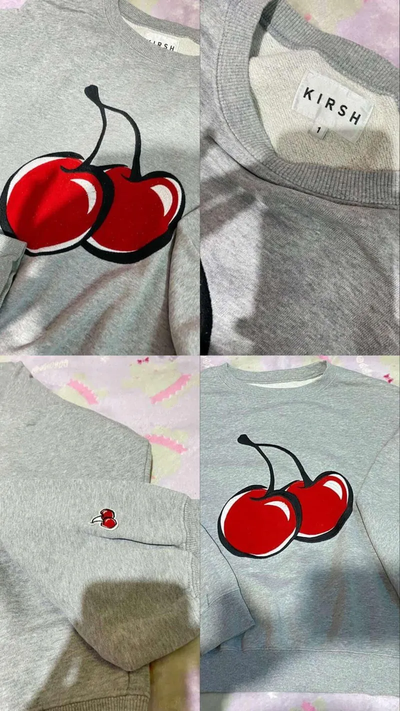 crew neck sweatshirt kirsh cerry! photo 1