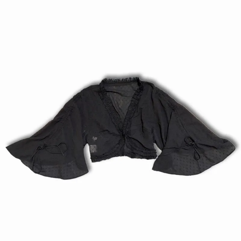 Japanese brand Grunge Goth Cardigan Wanita black photo 1