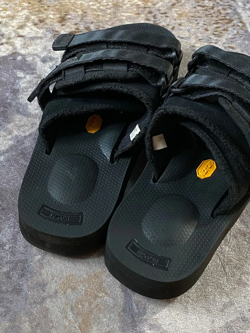 Suicoke Minimalist Sandals slide Pria black Preloved