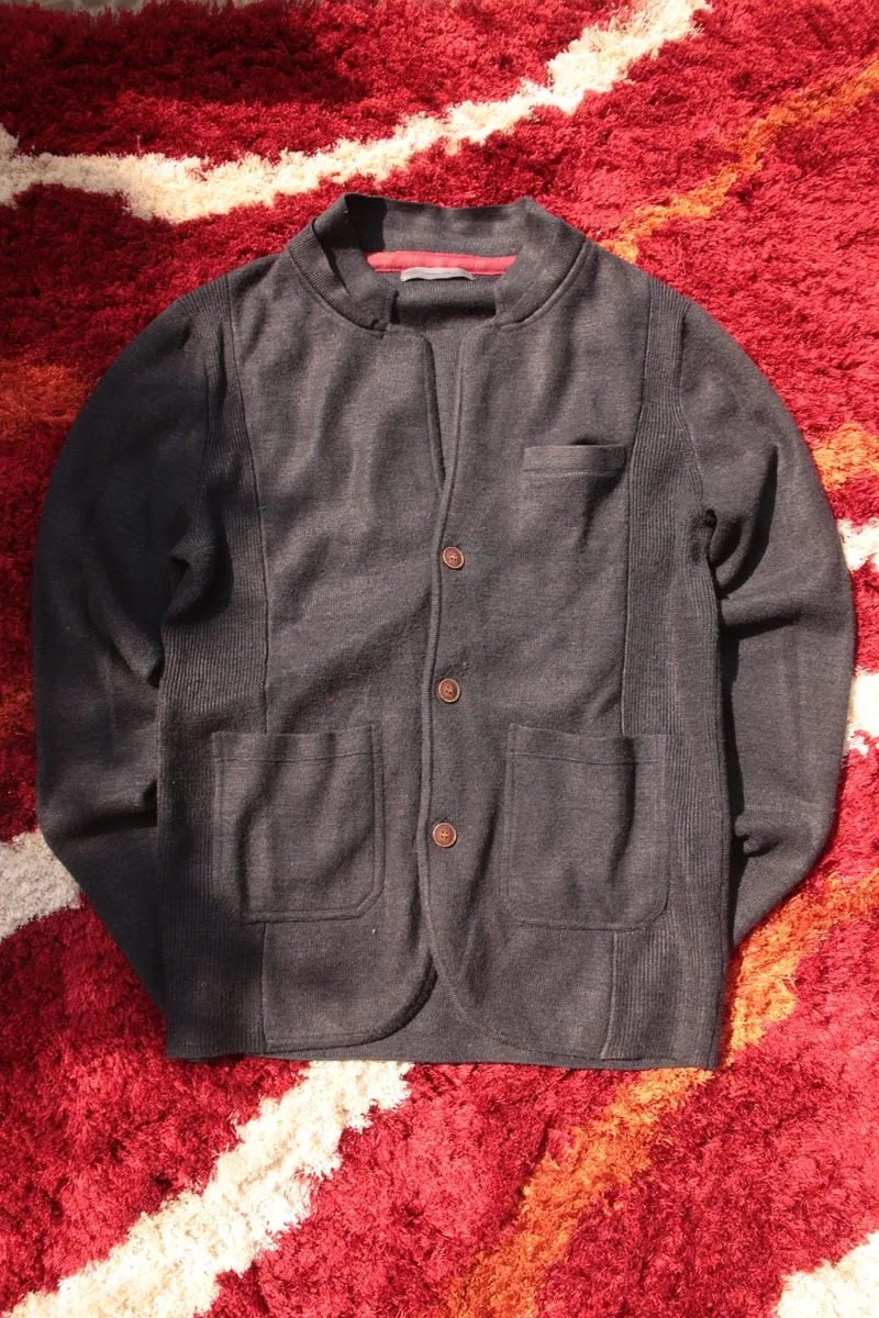 STCO Slim Fit Cardigan black photo 1