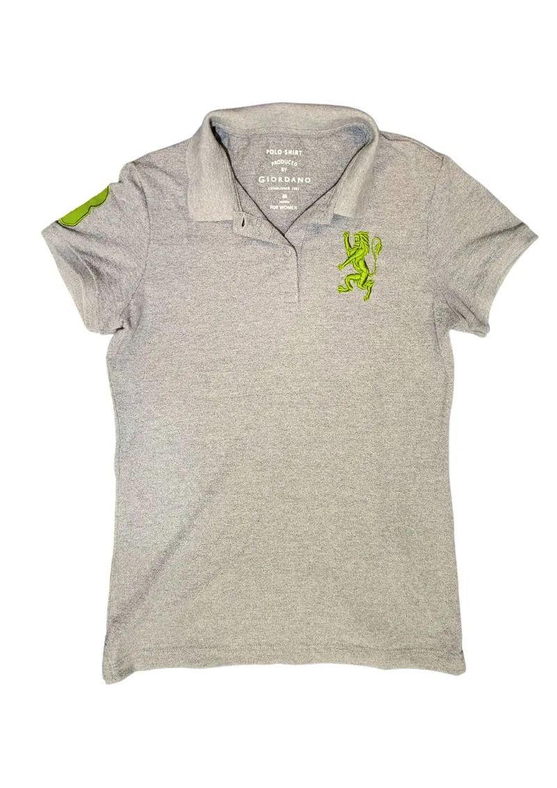 Giordano Luxury Polo shirt Pria green gray photo 1
