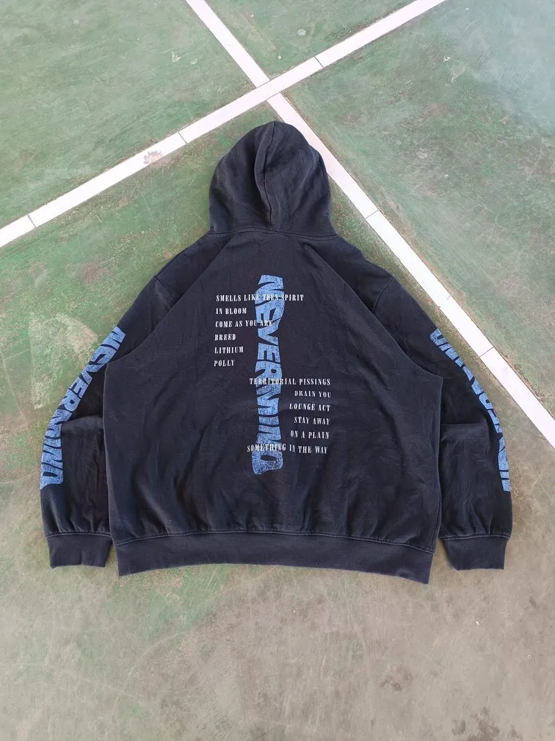 H*m x Nirvana oversize boxy hoodie  photo 1