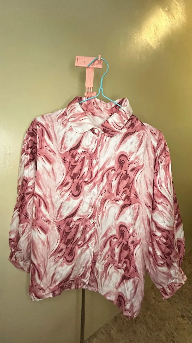 Kemeja pattern abstrak photo 1