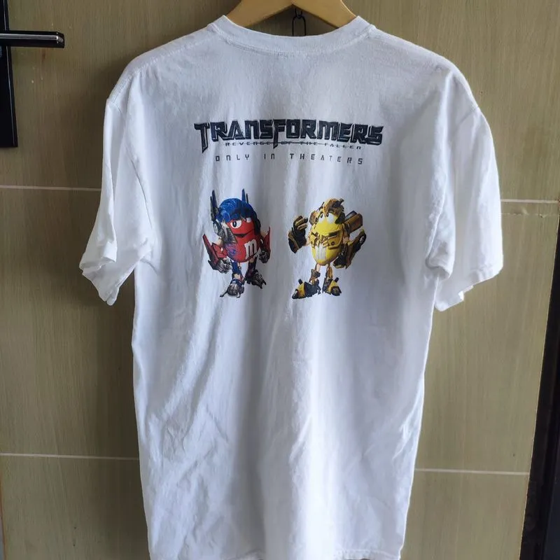 kaos art film promo tee transformers x m&m vintage photo 1
