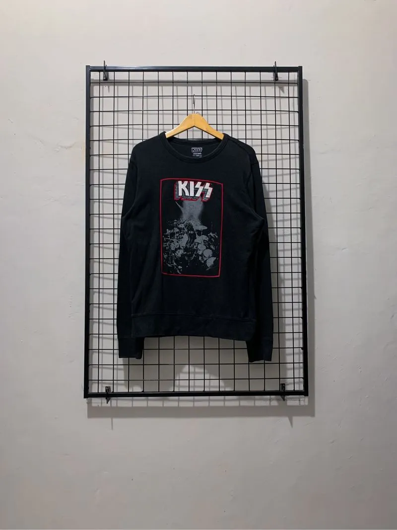 TOPTEN X KISS SWEATSHIRT CREWNECK SIZE L photo 1