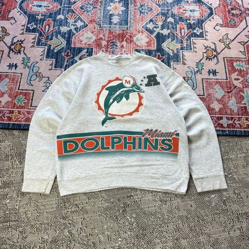 VINTAGE CREWNECK DOLPHINS ©️1994, size XL photo 1