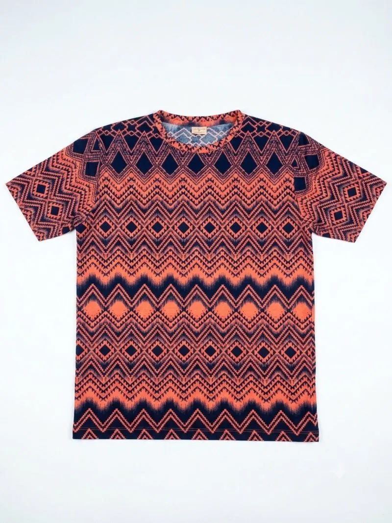 Kaos Aztec Geometric "The Branded Stocks Co." Japan - Size M photo 1