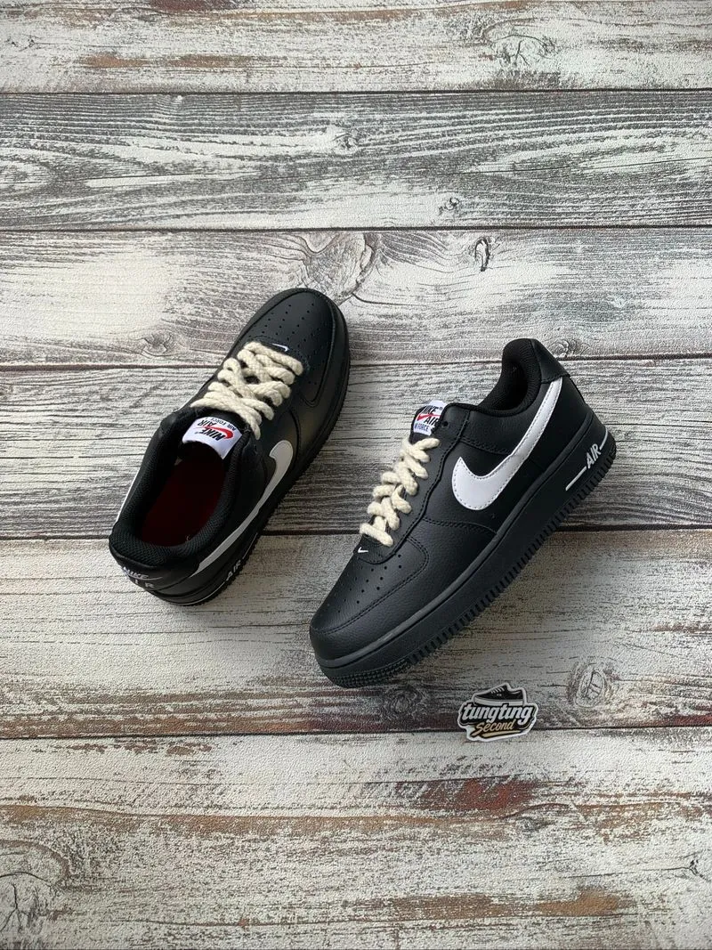 Nike Air Force 1 x Stussy Black photo 1