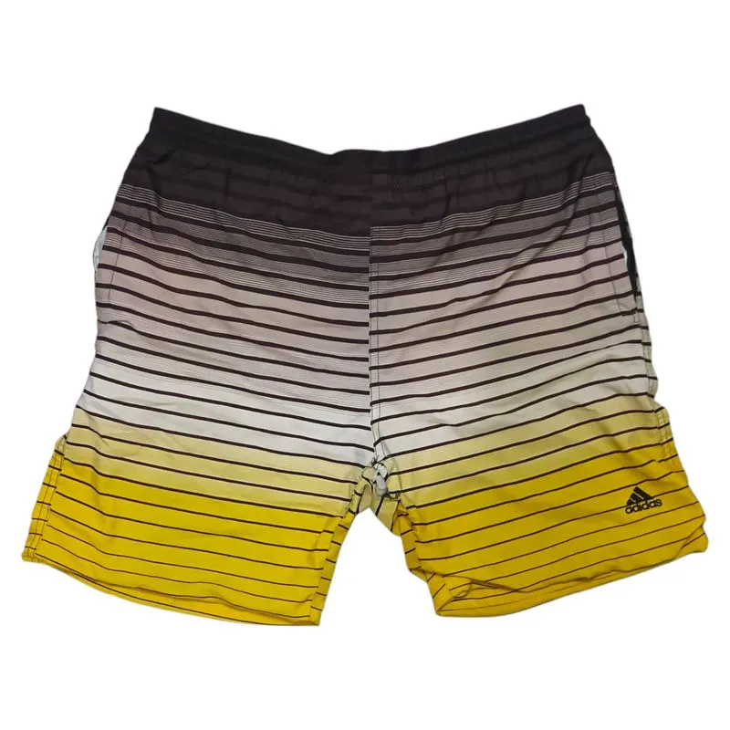 Adidas Biker Sportswear Short Pria black yellow photo 1