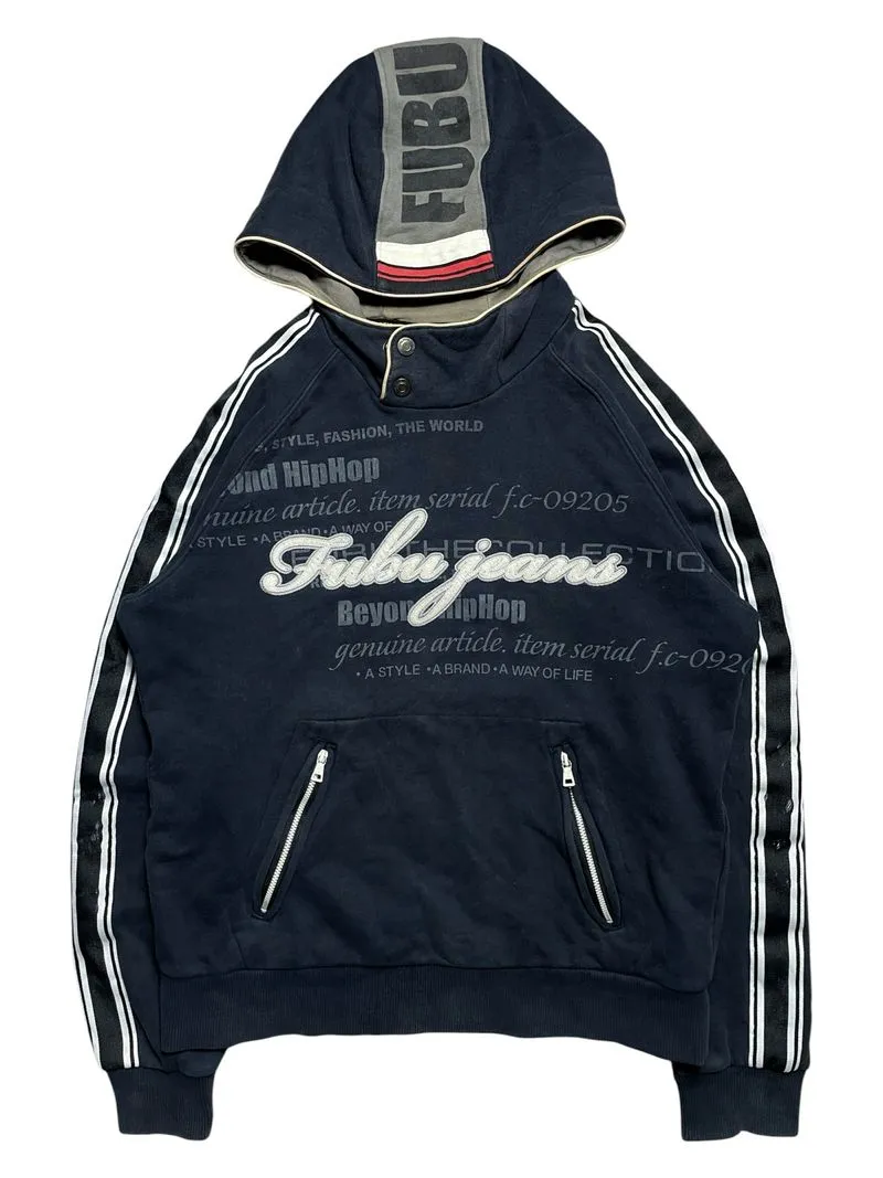 FUBU Jeans Button Hooded Jacket photo 1