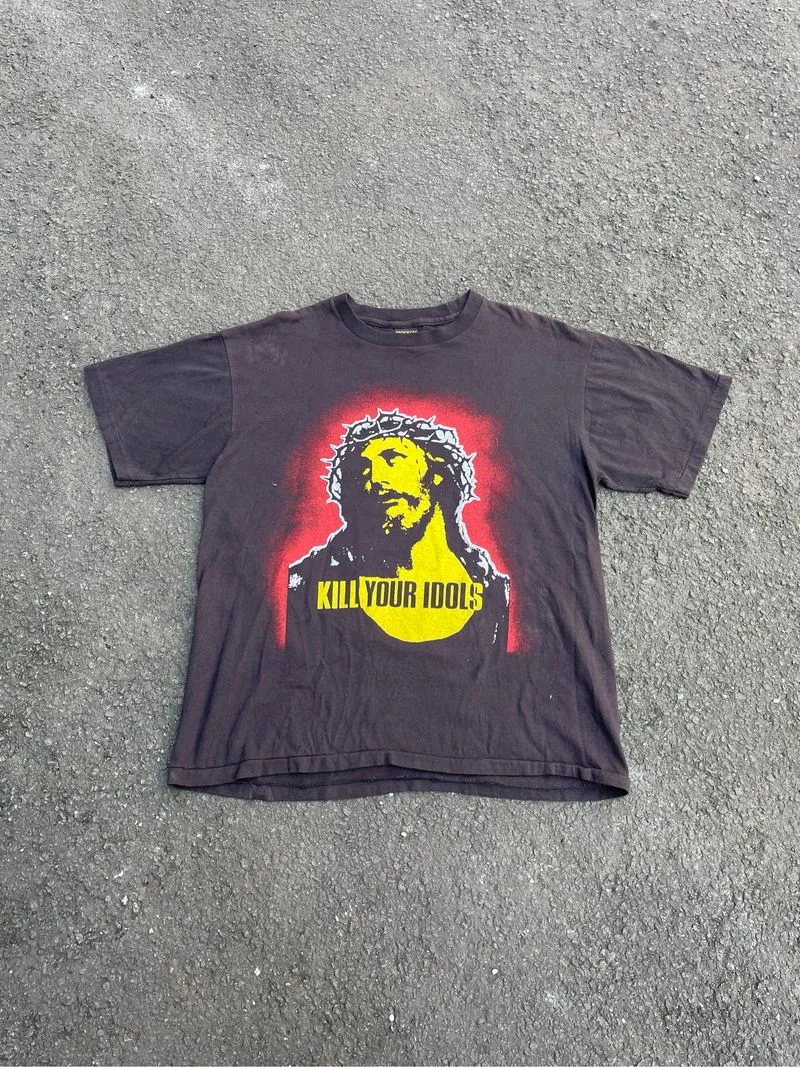Vintage tee jesus kill your idols photo 1