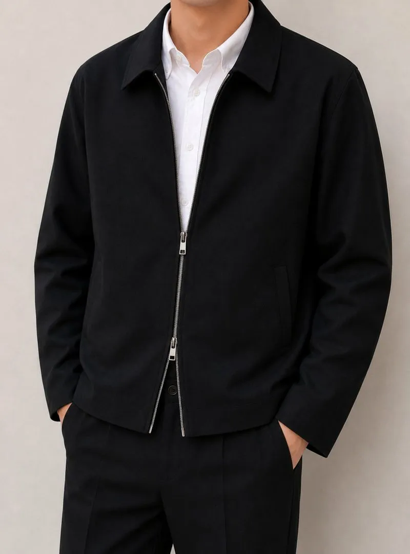 lafudge store two-way blouson harrington work jacket photo 1