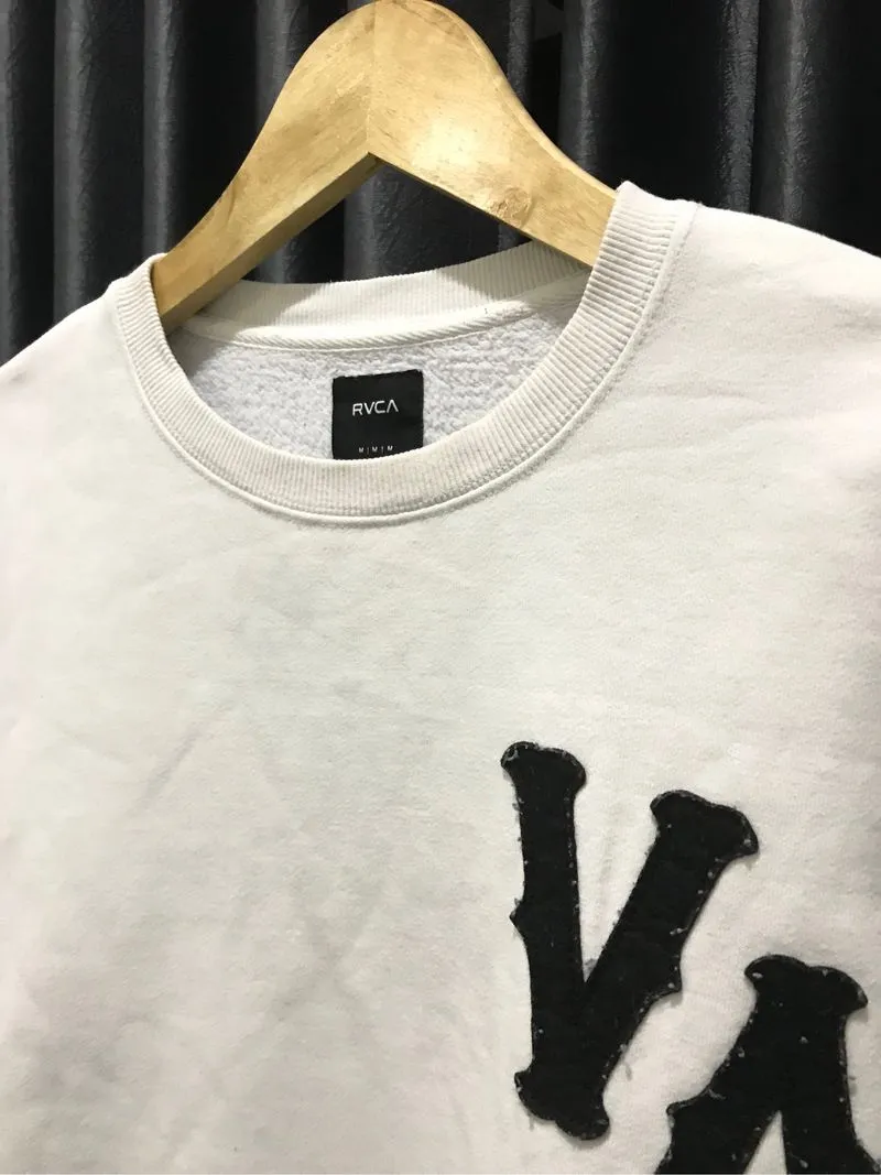 RVCA Varsity Crewneck | White photo 1