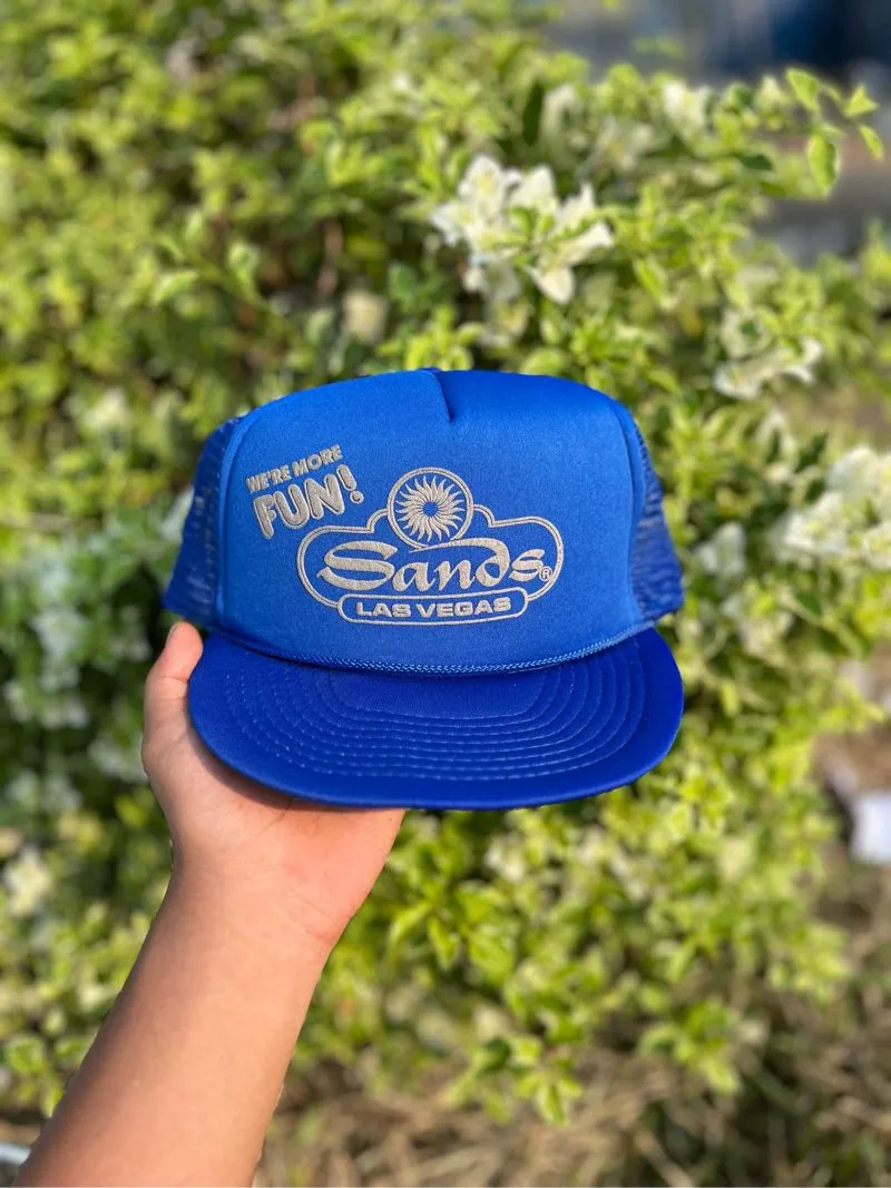 Vintage Hat Pria blue photo 1