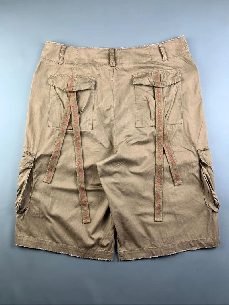2000s Hollister Brown Tie Cargo Pants (32) photo 1