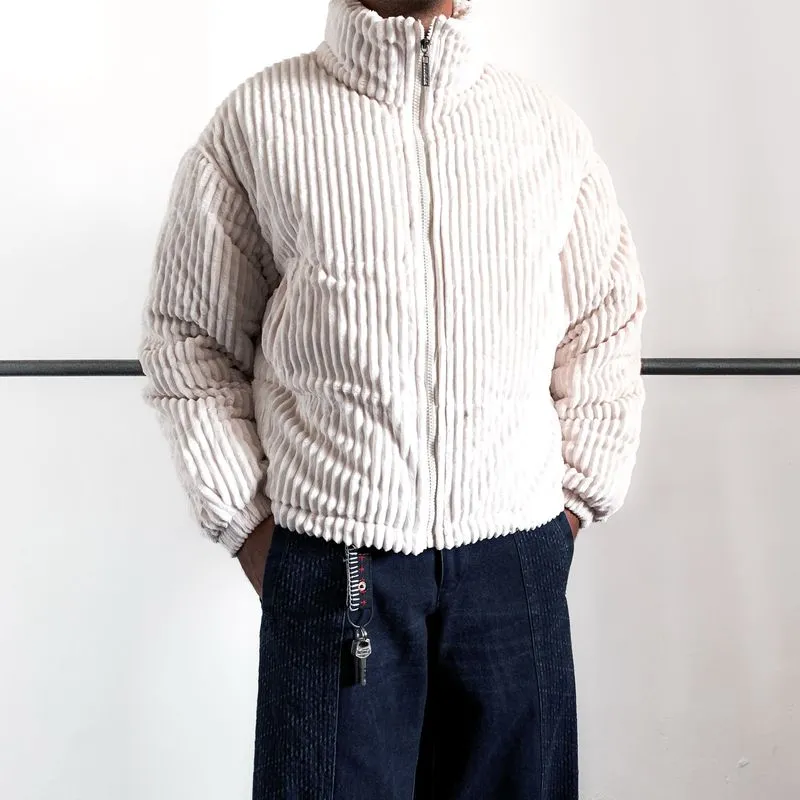 OUTERWEAR PUFFER CORDUROY MATERIAL photo 1