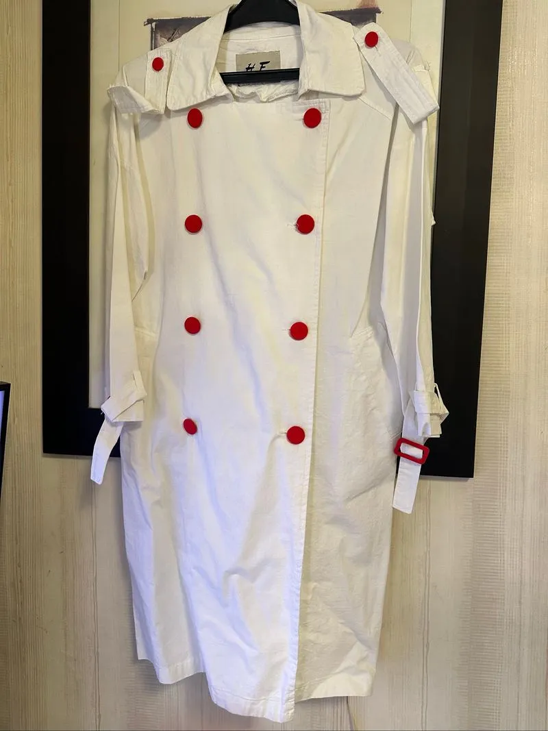 Jaket/luaran warna putih photo 1