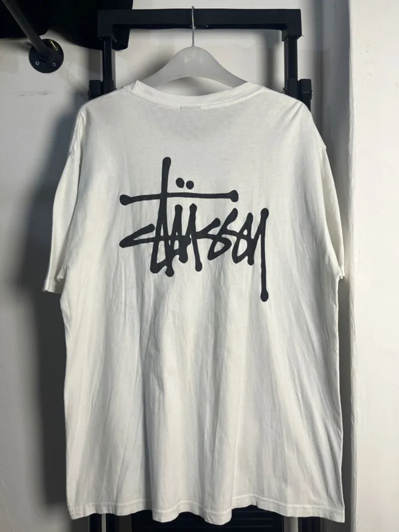 Tee STUSSY Basic White  photo 1