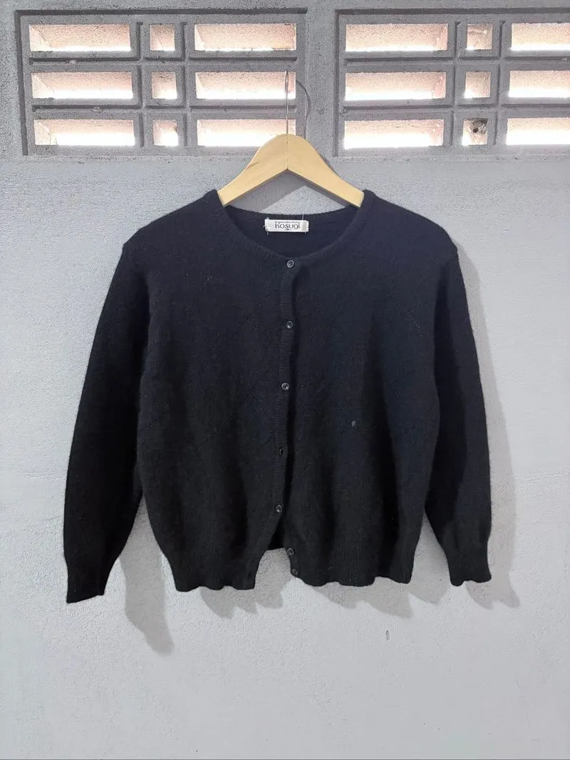 cardigan hitam photo 1