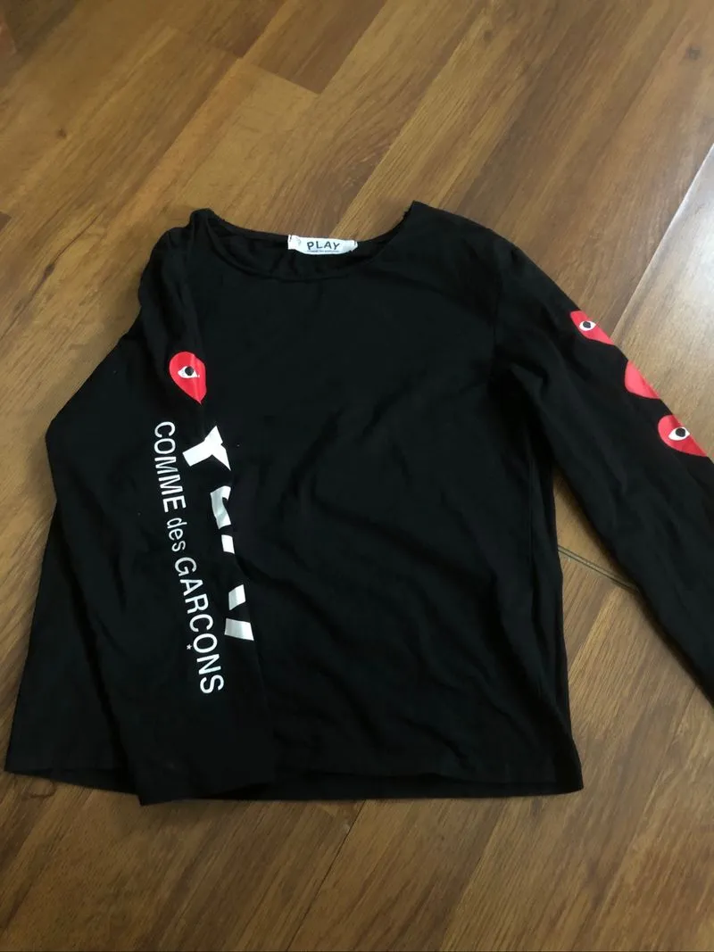 CDG long sleeve black photo 1