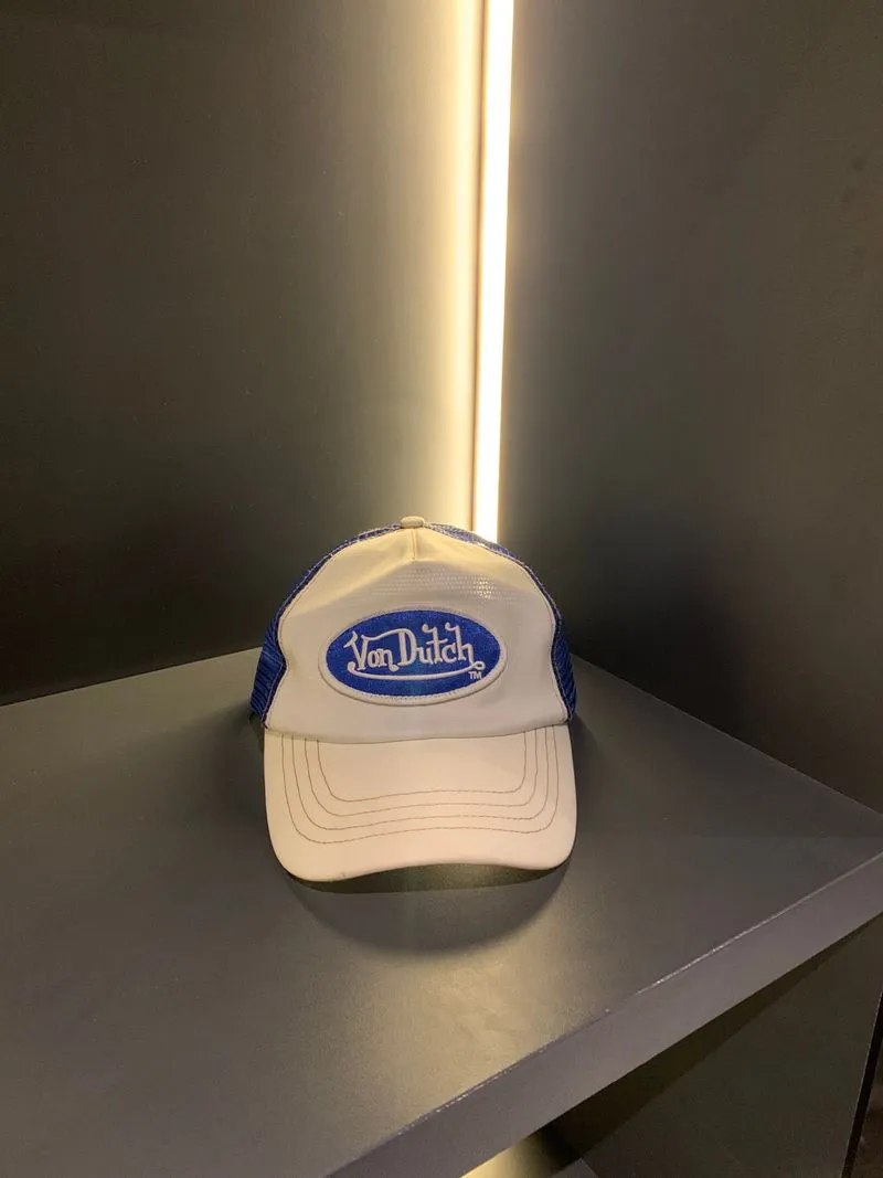 Von Dutch Streetwear Hat Pria white blue photo 1