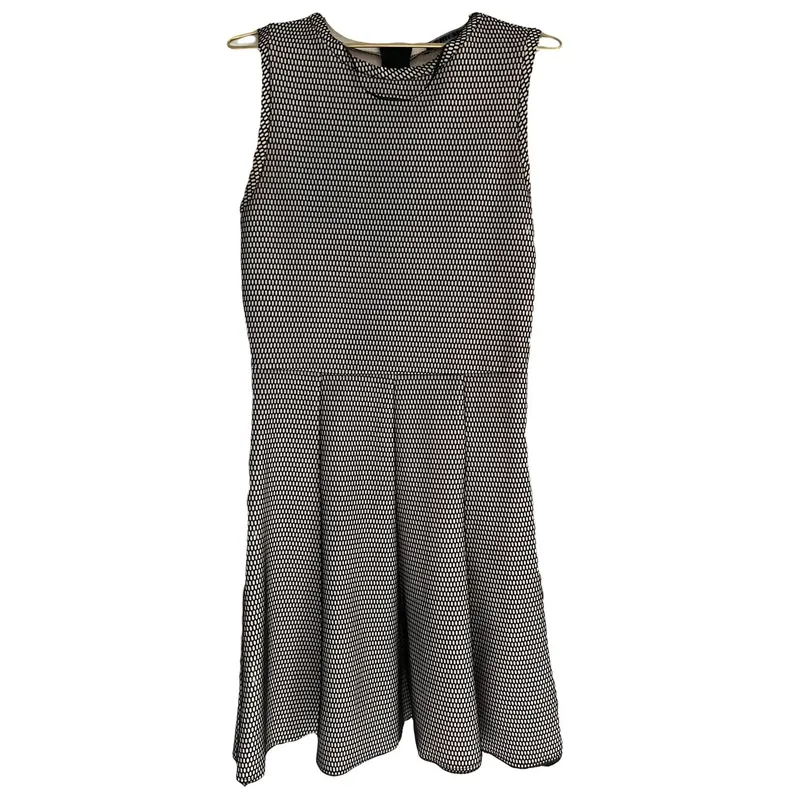 ZARA Minimalist Casual Casual dress Wanita white black photo 1